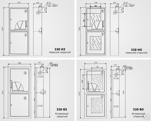 Шкаф пожарный 320 размеры