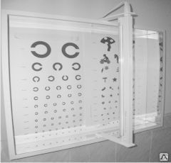 Осветитель таблиц для определения остроты зрения 