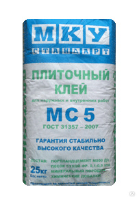 Плиточный клей МС 5