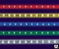Дюралайт LED 2-х проводный, фиксинг, 11х18мм, зеленый, 2,4W, кратность резк 