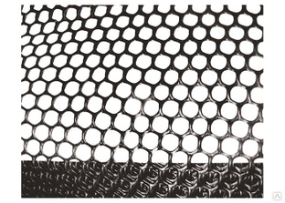 Сетка газонная в рулоне, 2 х 30 м, ячейка 9 х 9 мм, черная, Россия 