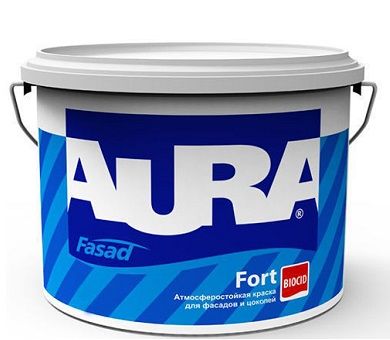 Краска акрил Aura FACADE FORT, 4,5л матовая для фасадов износостойкая