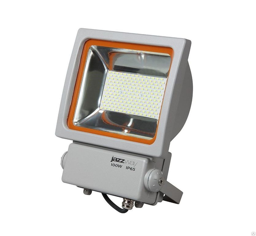 Прожектор светодиодный ДО-100Вт IP65 6500К 8300Лм (PFL-SMD-100w/CW/GR )
