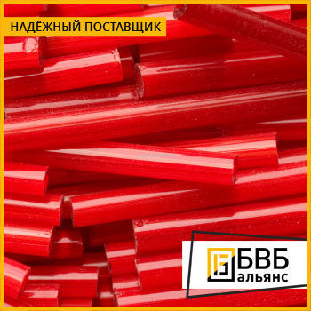 Полиуретан стержень красный 50 мм ТУ 2292-003-45130869-2004