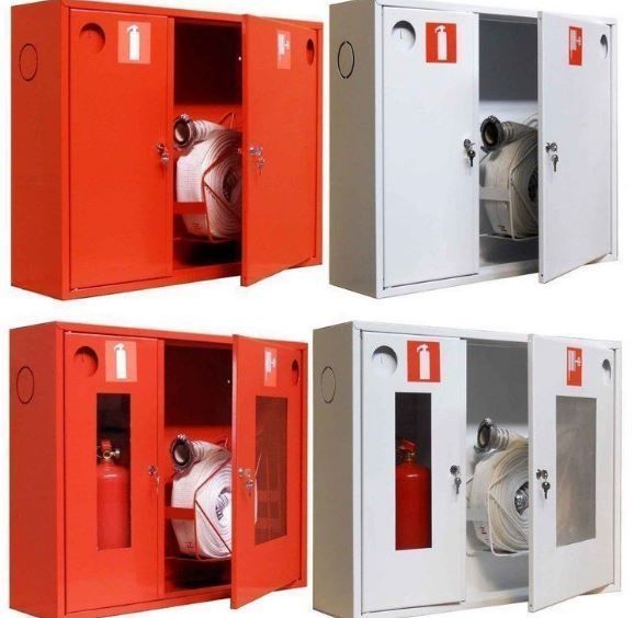 Шкаф пожарный ШПО-112 НЗ для 2-3 огнетушителей, 734х600х210