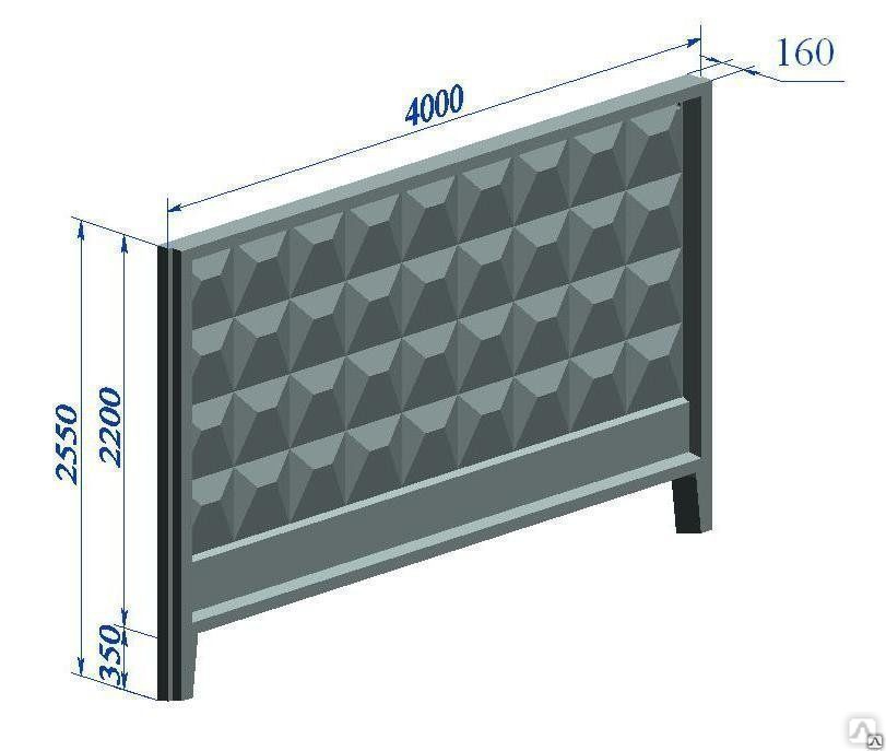 Плиты Заборные Ж Б Купить