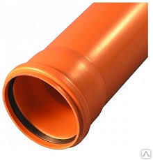 Труба внешняя канализационная "TAV" ПВХ 110х3.2х3м оранжевая 351247