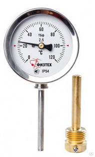 ТБф-120 d.63 общетехнический биметаллический термометр 