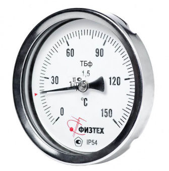 ТБф-120 d.160 общетехнический биметаллический термометр