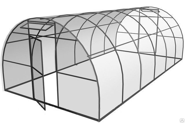 Теплица из поликарбоната 4 мм сварная 3х6х2,1 м 7