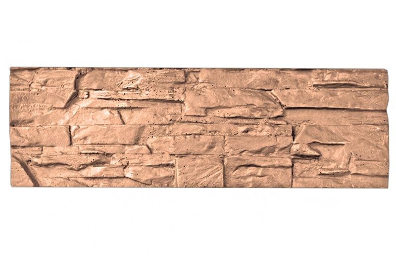 Фасадная плитка "Валаамский камень" 500*156*2,5 мм коричневый