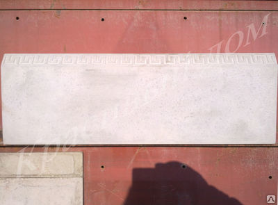 Бордюр "Греция" (камень бортовой) бетонный тротуарный 500х200х40мм 5