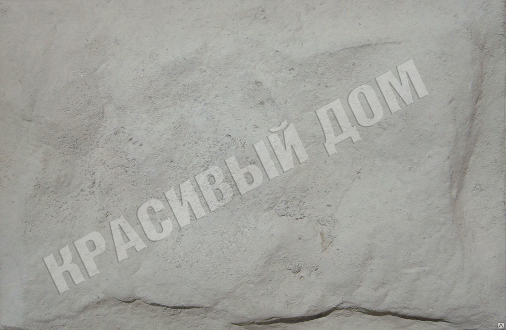 Плитка фасадная, цокольная, бетонная "Дикий камень", 295х200, цвет серый