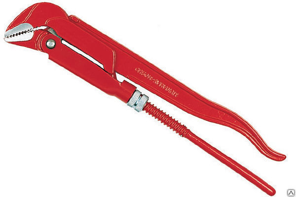 ключ трубный (шведский тип) угол 45 unior арт. ключ трубный шведский. ключ трубный 410 миллиметров. ключ трубный шведского типа. 1.