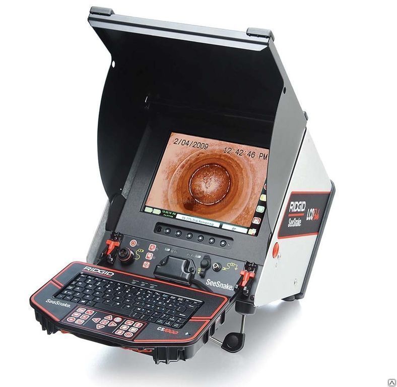 Монитор с цифровой записью Ridgid CS1000 с AZERTY клавиатурой + 2 аккумулят