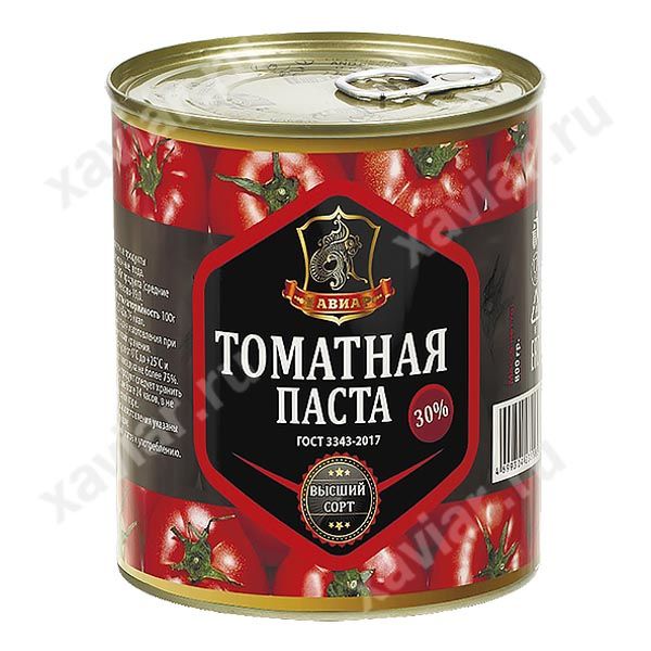 Томатная паста "ХАВИАР", 800 гр. без ключа
