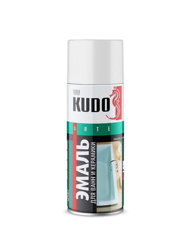 Краска-спрей KUDO для ванн белая KU-1301