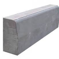 Камень бордюрный БР 100.30.15 1000х300х150 мм серый ГОСТ 6665-91