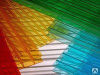Поликарбонат для навесов цветной и прозрачный толщина 4, 6, 8,10 мм