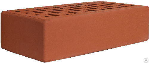 Кирпич керамический Евроформат (0,7НФ) 250*85*65 мм Красный Гладкий