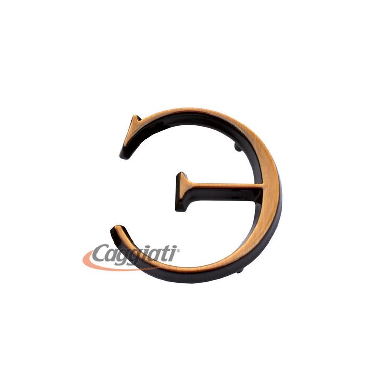 Фигура бронзовая буква "Э", кириллический алфавит (высота 3 см) CAGGIATI