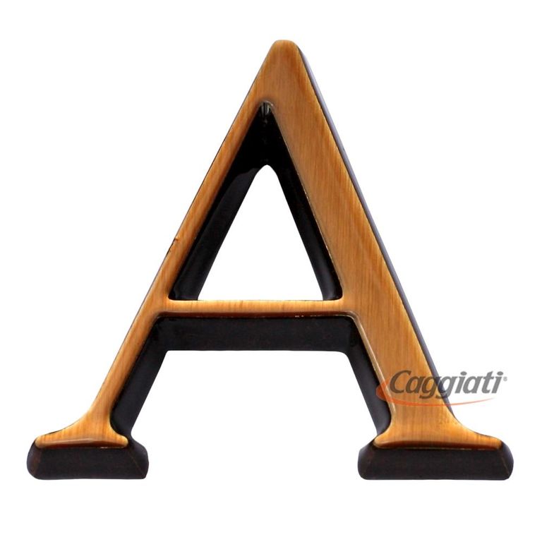 Фигурка бронзовая буква "А", кириллический алфавит (высота 5 см)