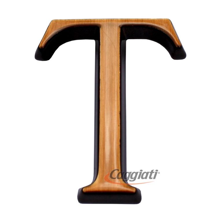 Фигурка бронзовая буква "Т", кириллический алфавит (высота 5 см)