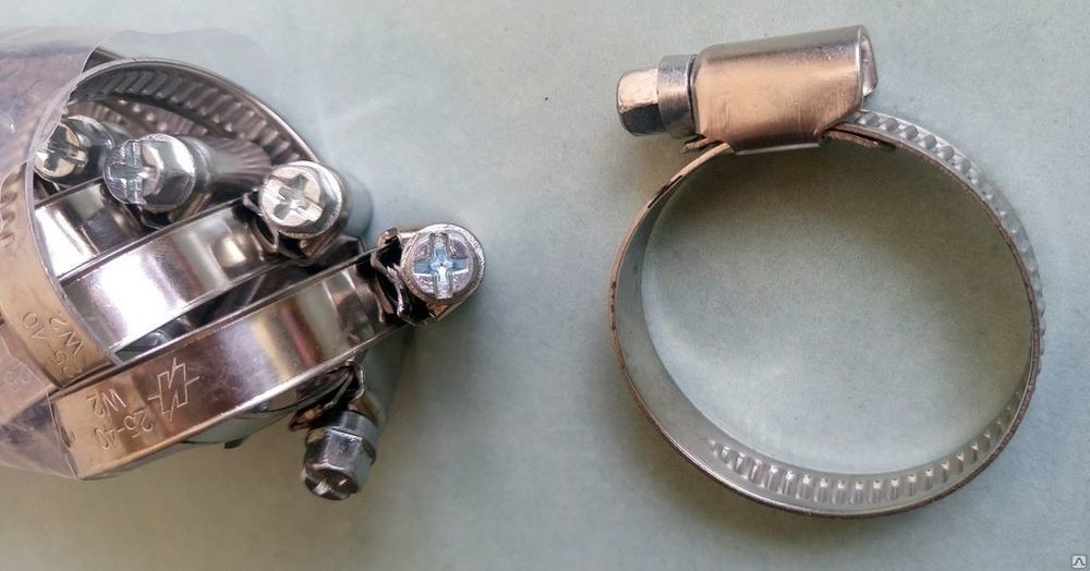 Хомут зажимной червячный 80х100 (нерж), цена в Ростове-на-Дону от ...