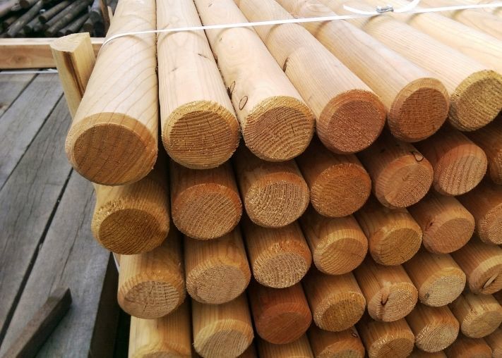 Колья деревянные из лиственницы 160 мм