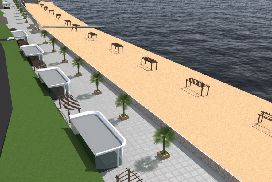 Проект пляжа