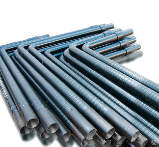 Цокольный ввод газопровода полиэтилен-сталь г-образный (2мх2м) Ду 225х219 #1