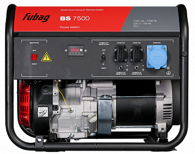 Генератор бензиновый 7 кВт 7кВт однофазный 220 Вольт 230В BS 7500 Fubag 3