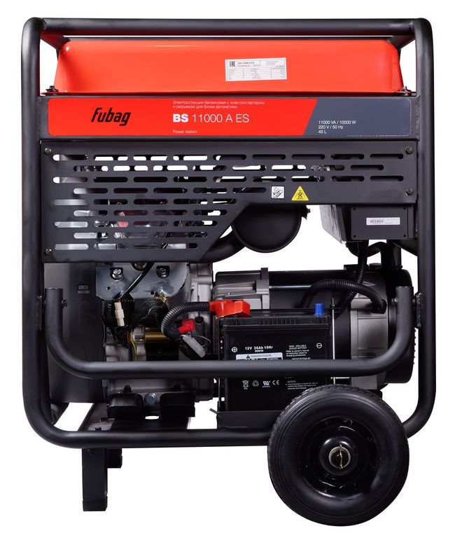Бензиновый генератор FUBAG BS 11000 A ES 10 кВт + Блок автоматики 5
