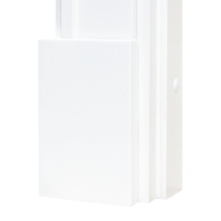 Элемент дверного декора Олови крашенный белый "камень" 110x18x220 мм