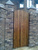 Забор деревянный шахматный вертикальный #2