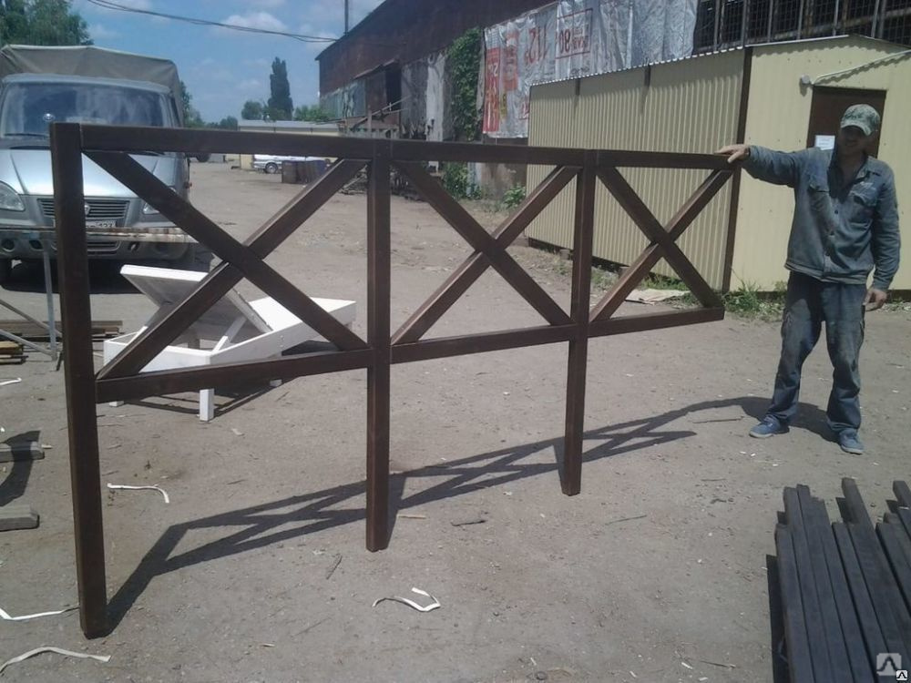 Декоративный забор купить оптом за 5 400 руб./секция в Санкт-Петербурге ...
