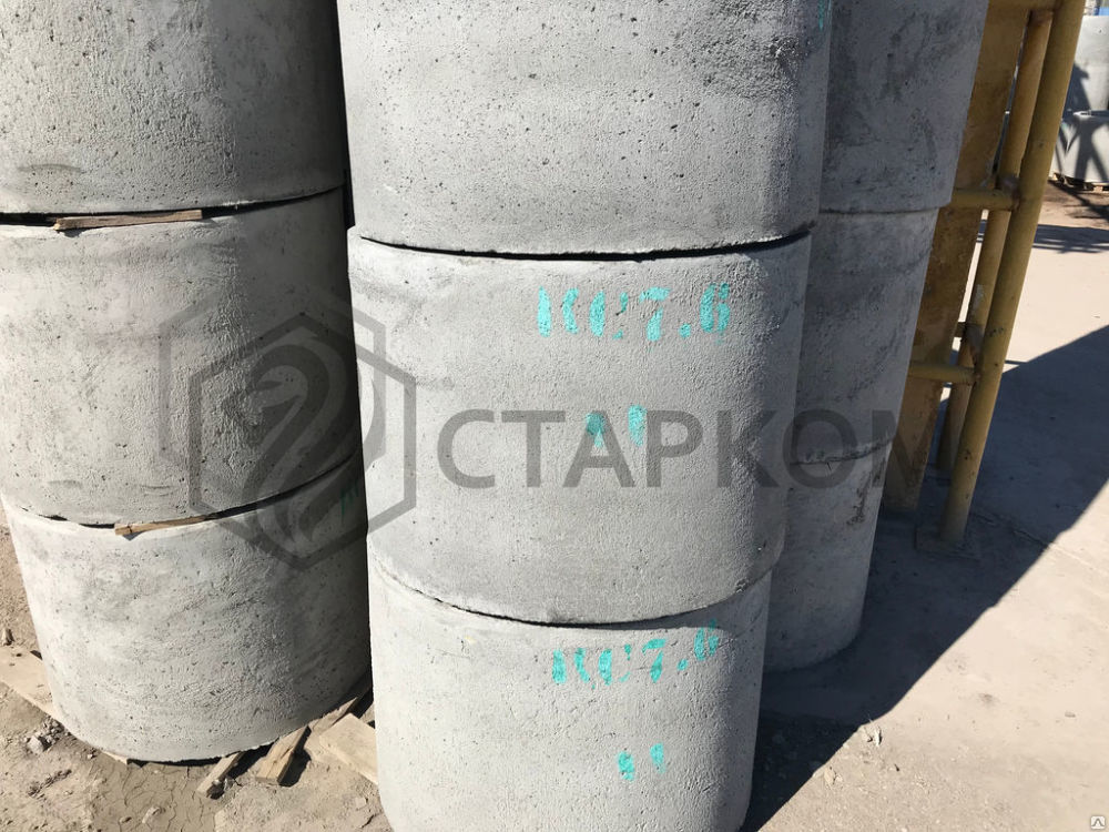 Кольцо бетонное колодезное стеновое КС 7-6 / КС 7-6 паз