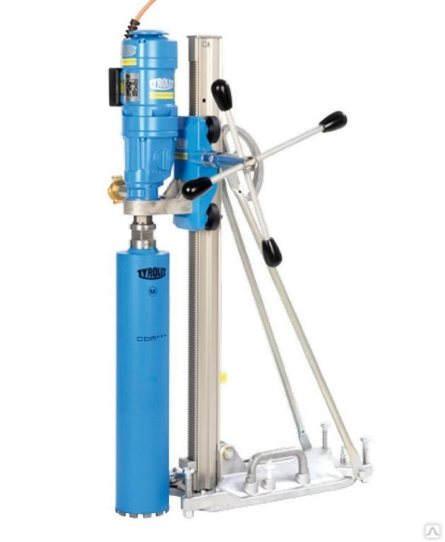 Алмазное сверление отверстий в строительном материале из бетона ...