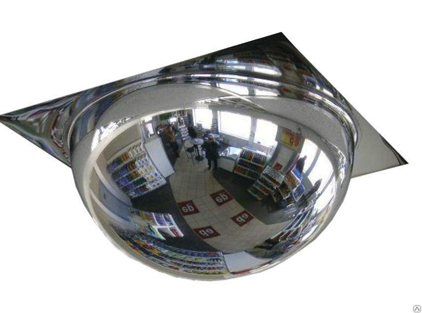 Зеркало купольное для помещений "Армстронг" , 600х360